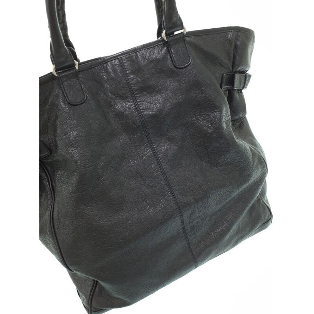 Balenciaga Cube Pocket Shoulder Bag black distressed leather - Picture 8 of 9